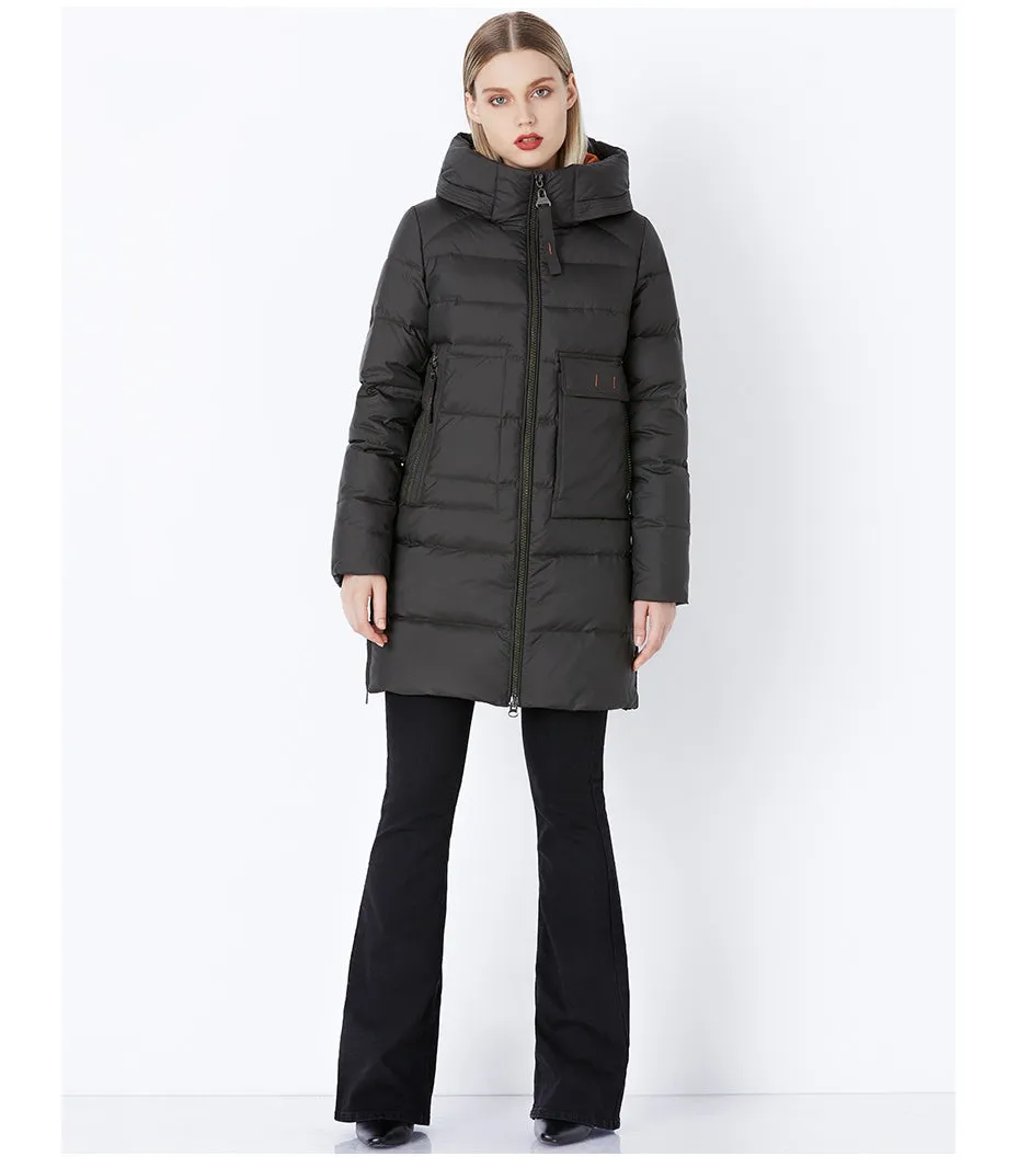 Women's Winter Thick Warm Hooded Parka