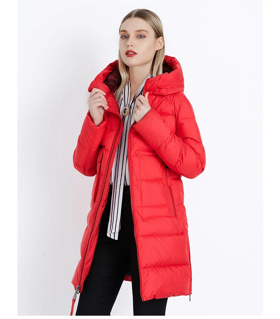 Women's Winter Thick Warm Hooded Parka