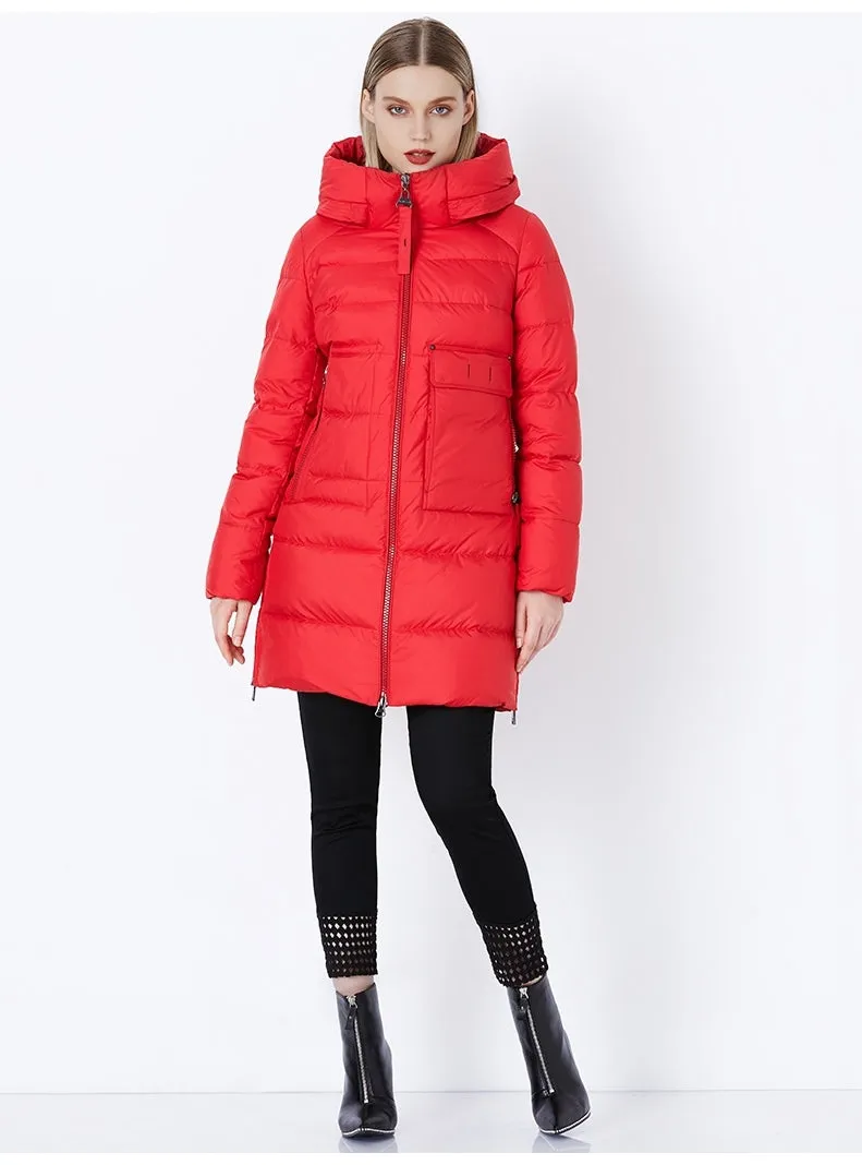 Women's Winter Thick Warm Hooded Parka