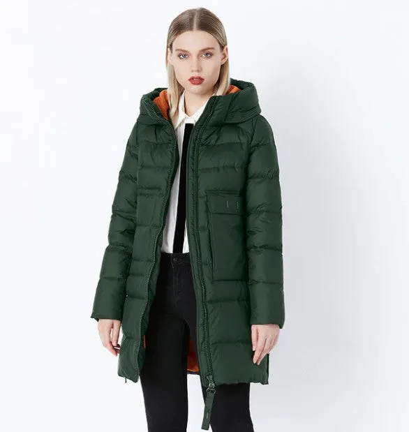 Women's Winter Thick Warm Hooded Parka