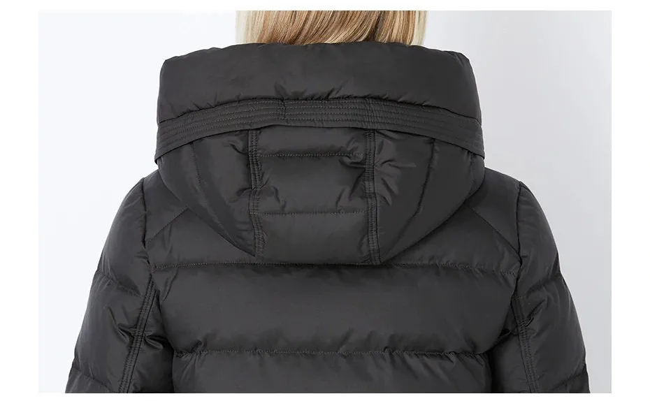 Women's Winter Thick Warm Hooded Parka