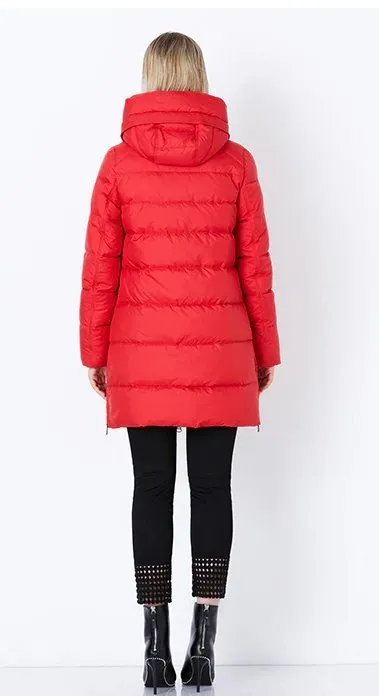 Women's Winter Thick Warm Hooded Parka