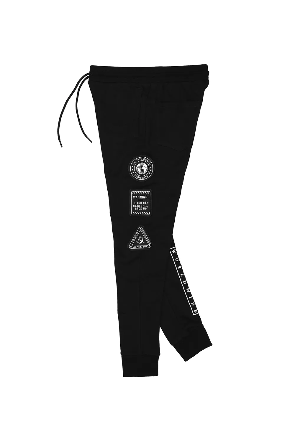 Worldwide Patch Terry Sweatpants