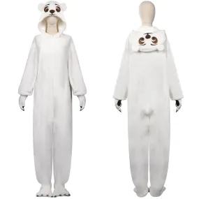 Zootopia  Polar Bear Cosplay Costume Jumpsuit Pajamas Sleepwear Halloween Carnival Suit