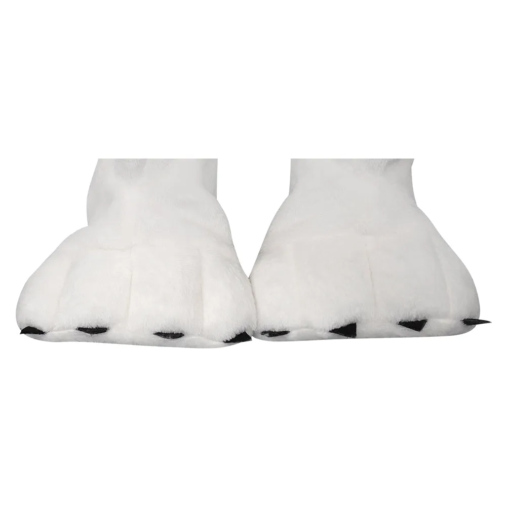 Zootopia  Polar Bear Cosplay Costume Jumpsuit Pajamas Sleepwear Halloween Carnival Suit